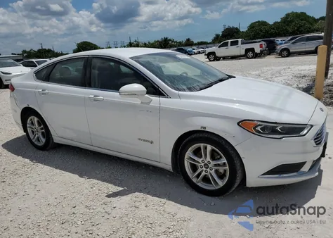 2018 Ford Fusion Se Hybrid z USA, uszkodzony, nr VIN 3FA6P0LU9JR171728